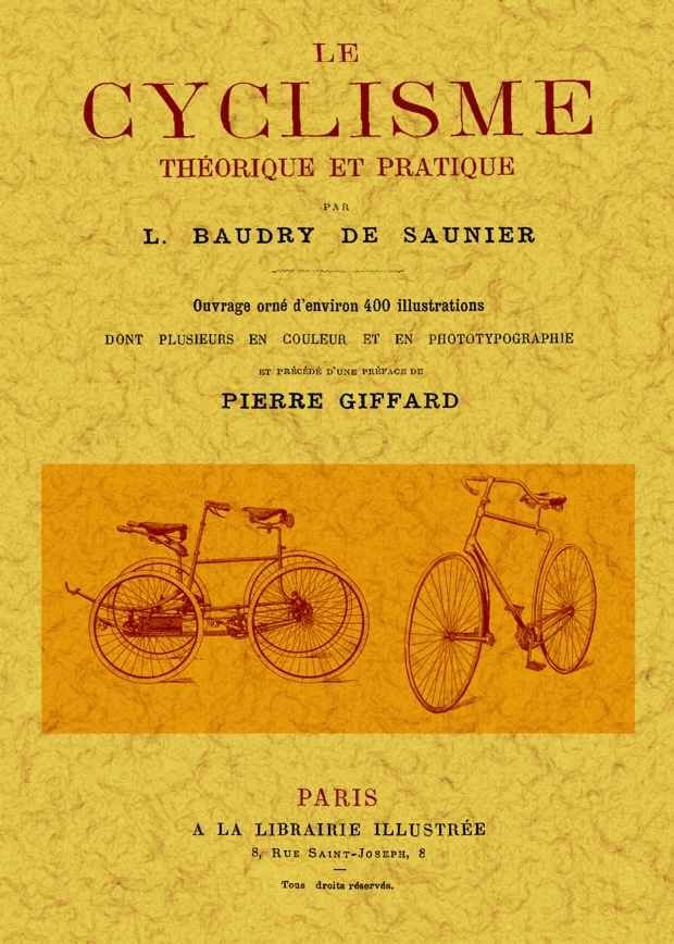 Le cyclisme. Theorique et pratique, de Baudry de Saunier, L. | portada del libro