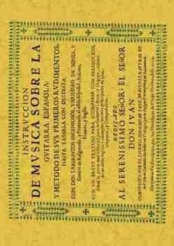 Instrucción de música sobre la guitarra española y método de sus primeros rudimentos hasta tañerla c, de Sanz, Gaspar | porta