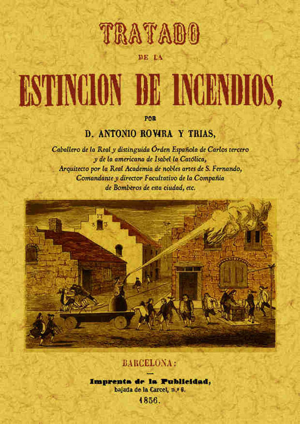 Tratado de la estinción de incendios, de Rovira y Trias, Antonio | portada del libro