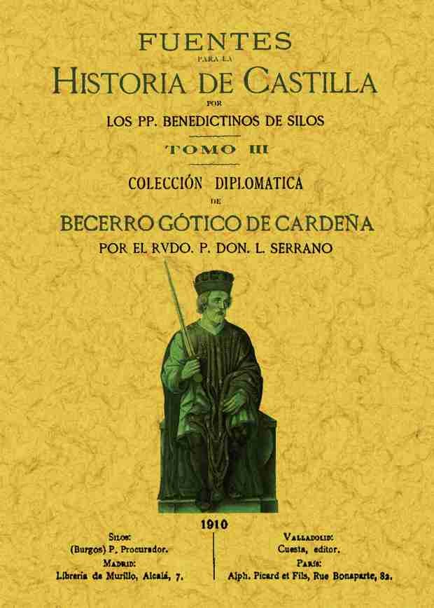 Fuentes para historia de Castilla (Tomo 3), de Serrano, Luciano | portada del libro