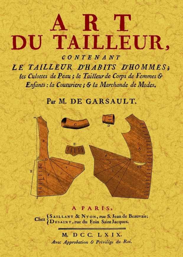 Art du tailleur., de de Garsault, M. | portada del libro