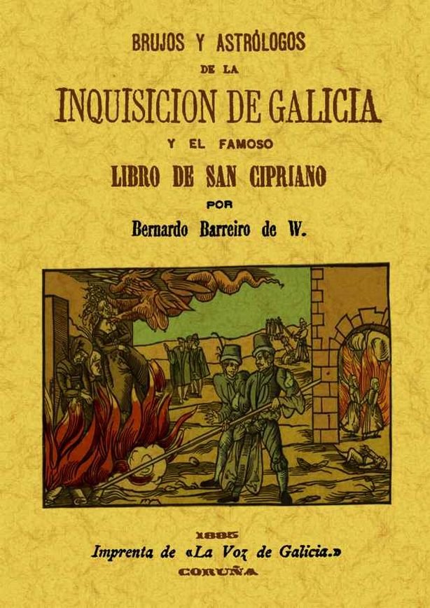 Brujos y astrólogos de la Inquisición de Galicia, de Barreiro | portada del libro