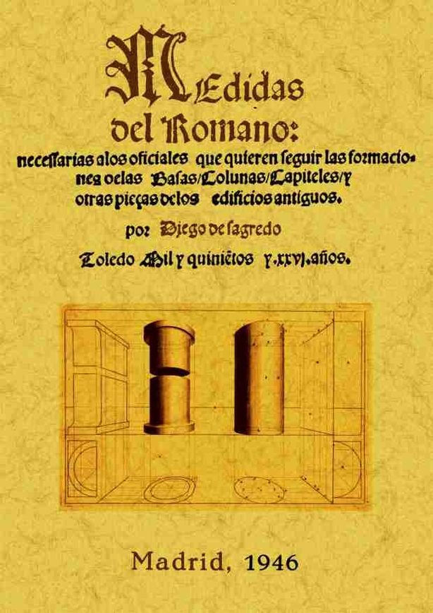 Medidas del romano, de Sagredo, Diego de | portada del libro