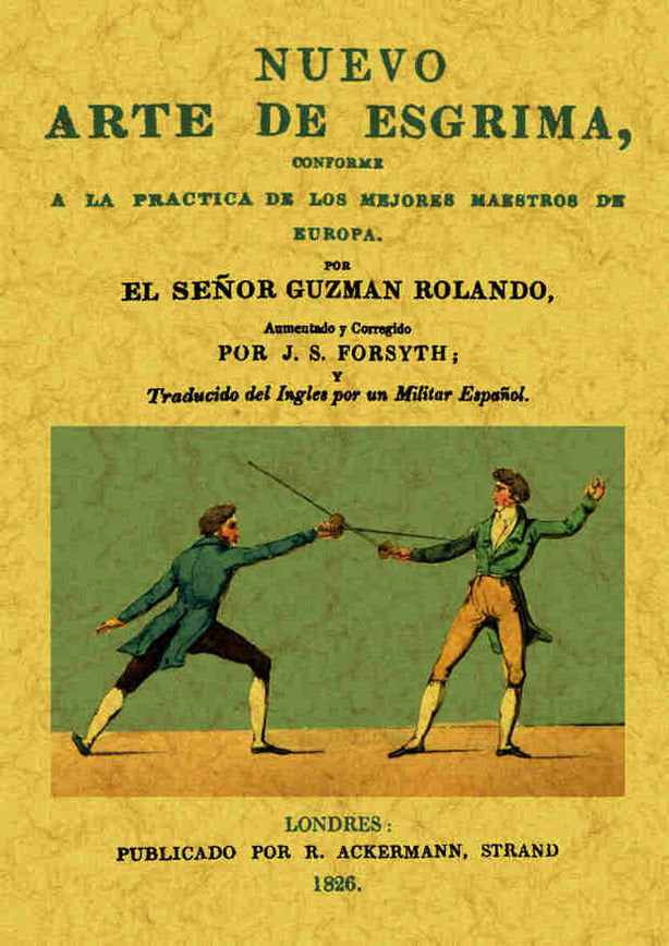 Nuevo arte de esgrima, de Rolando, Guzmán | portada del libro