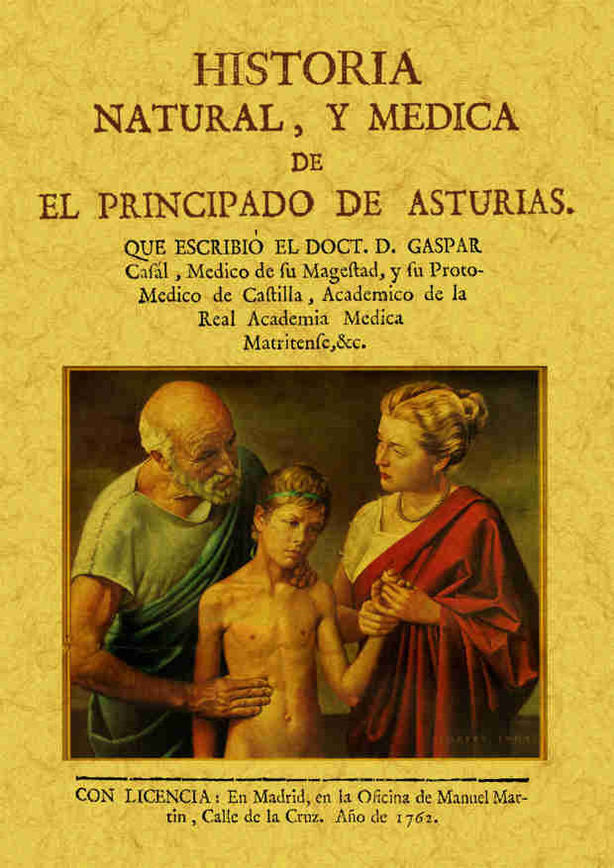 Historia natural y medica de El Principado de Asturias, de Casal, Gaspar | portada del libro