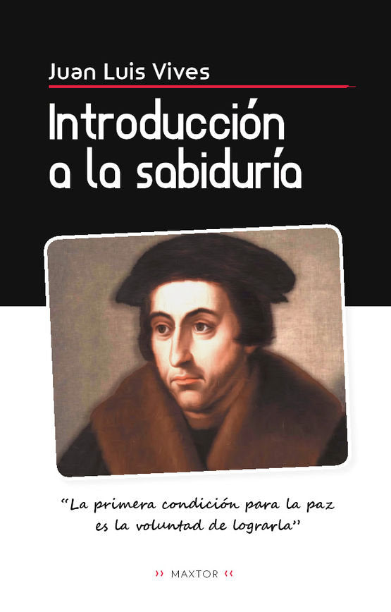 Introducción a la sabiduría, de Vives, Juan Luis | portada del libro