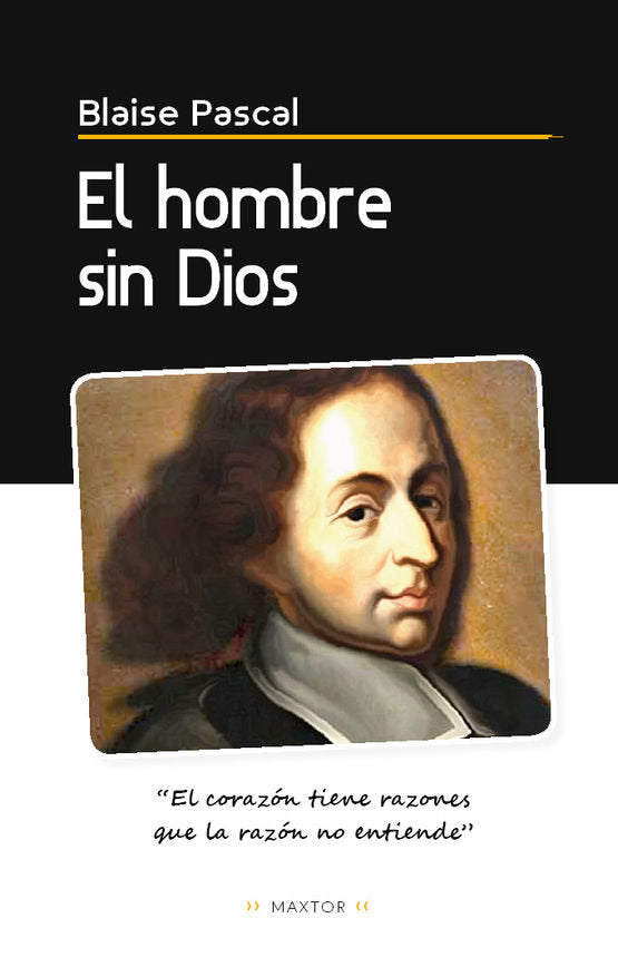 El hombre sin Dios, de Pascal, Blaise | portada del libro