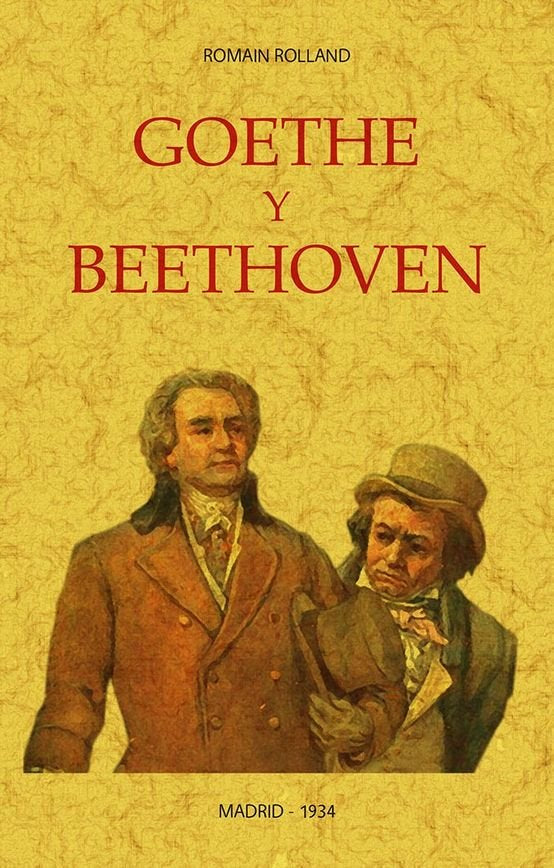 GOETHE Y BEETHOVEN, de ROLLAND, ROMAIN | portada del libro