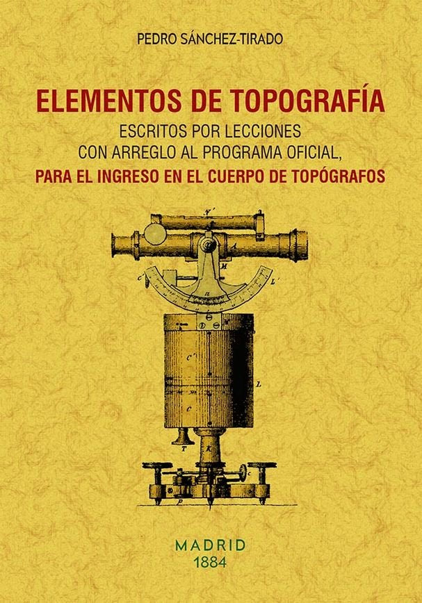 ELEMENTOS DE TOPOGRAFIA, de SANCHEZ TIRADO, PEDRO | portada del libro