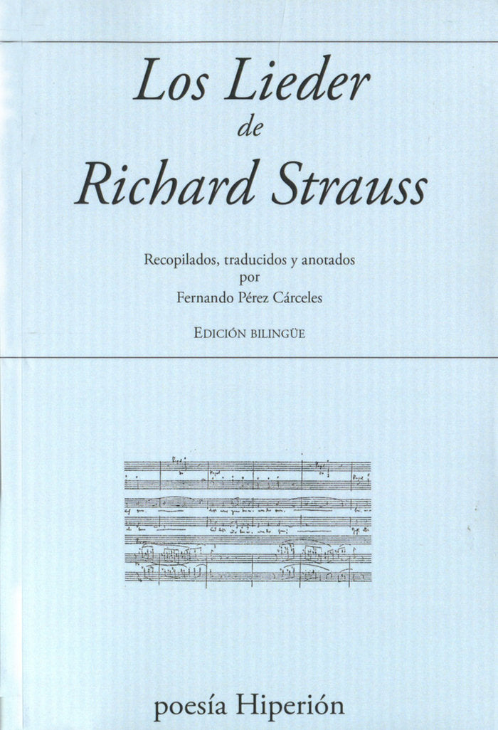 LIEDER DE RICHARD STRAUSS, LOS | portada del libro