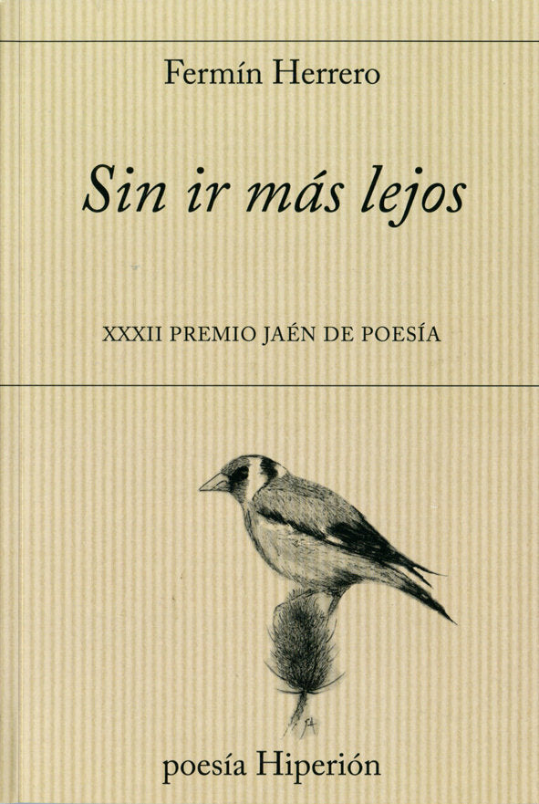 SIN IR MAS LEJOS, de Herrero | portada del libro