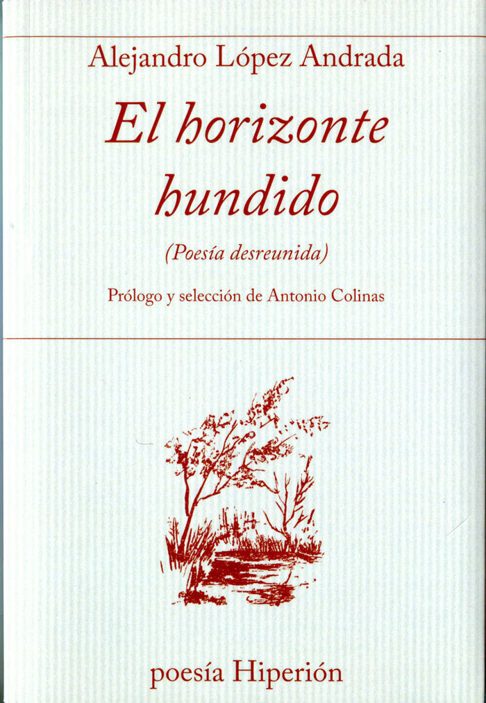 El horizonte hundido, de López Andrada | portada del libro