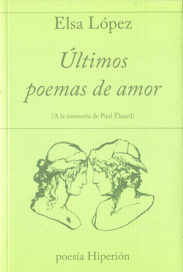 ULTIMOS POEMAS DE AMOR, de López Rodríguez | portada del libro