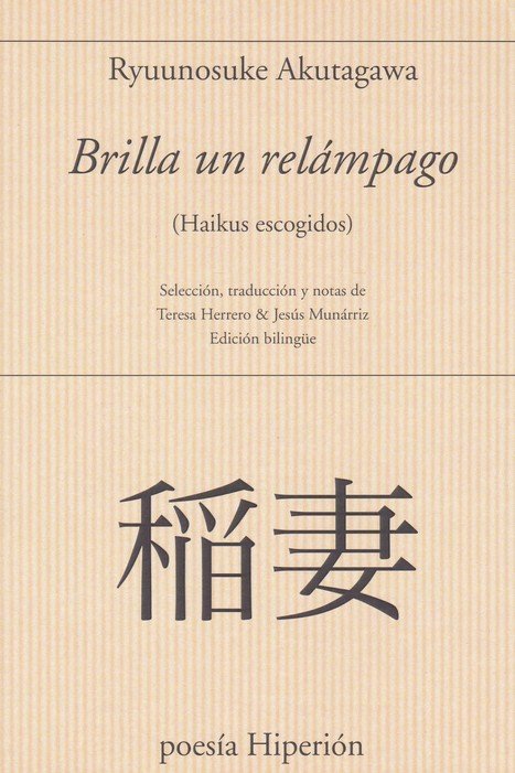 BRILLA UN RELAMPAGO, de AKUTAGAWA | portada del libro