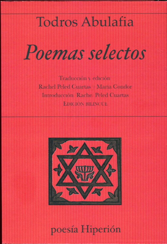 Poemas selectos, de Abulafia, Todros | portada del libro