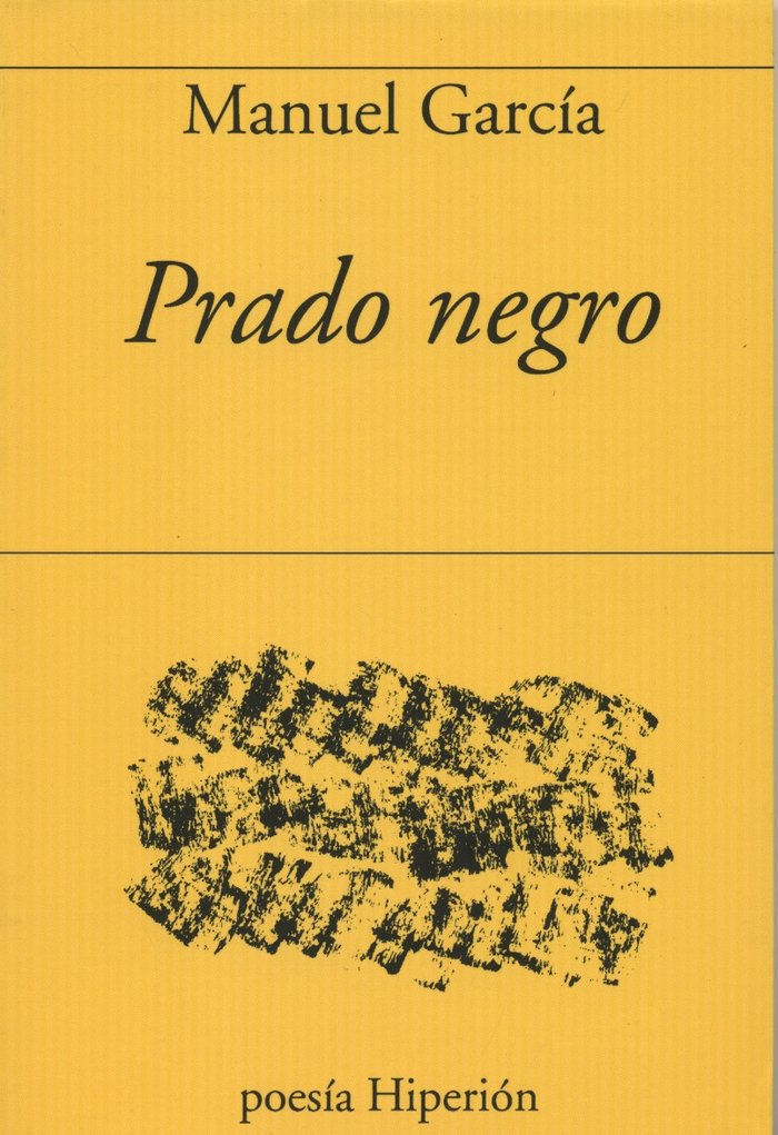 PRADO NEGRO, de GARCIA, MANUEL | portada del libro