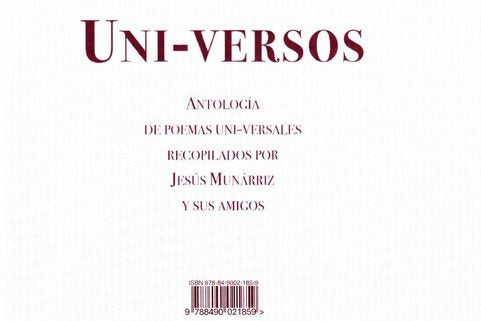 UNI-VERSOS, de MUNARRIZ, JESUS | portada del libro