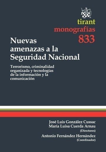 Nuevas amenazas a la seguridad nacional, de VIVES ANTON, TOMAS SALVADOR ... | portada del libro