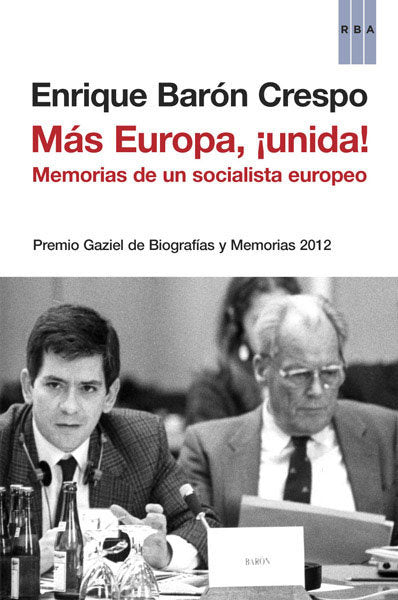 MÁS EUROPA, ¡UNIDA!, de BARON | portada del libro