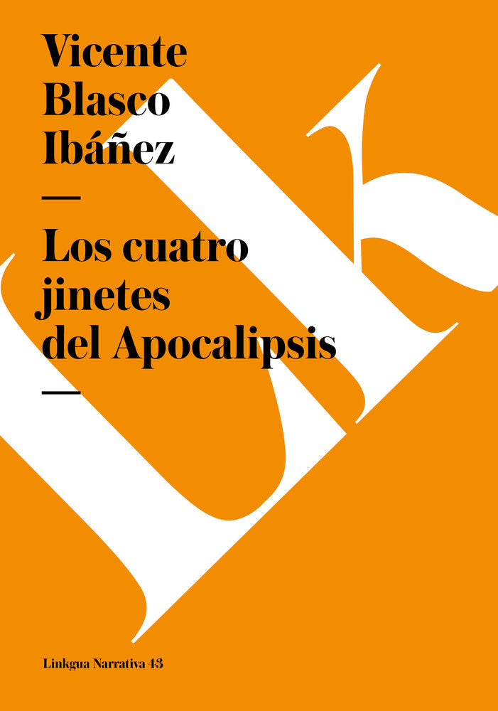 LOS CUATRO JINETES DEL APOCALIPSIS, de Blasco Ibáñez, Vicente | portada del libro