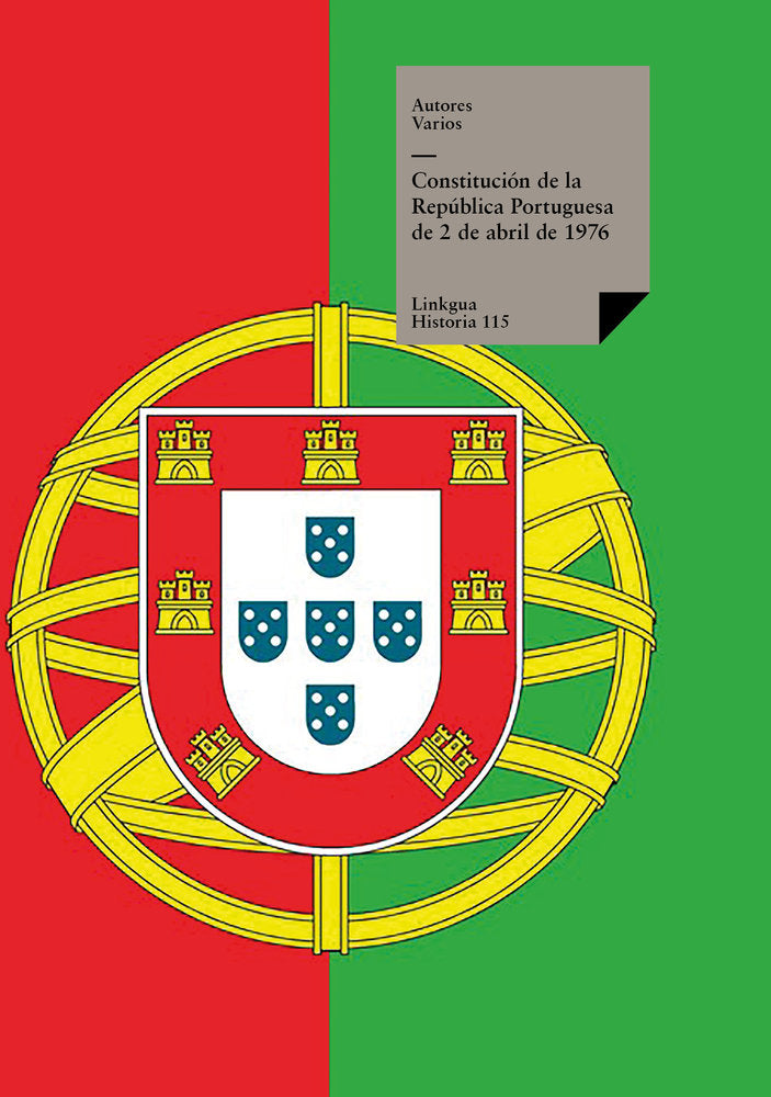 Constitución de la República Portuguesa de 2 de abril de 197, de Varios, Autores | portada del libro