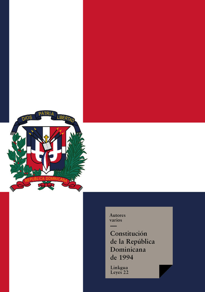Constitución de la República Dominicana de 1994, de Varios, Autores | portada del libro