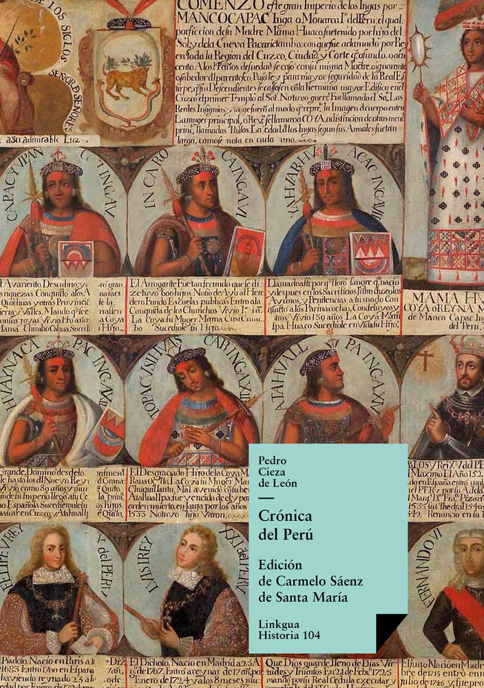 Crónica del Perú, de Cieza de León, Pedro | portada del libro