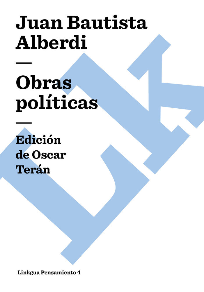 OBRAS POLITICAS, de Alberdi, Juan Bautista | portada del libro