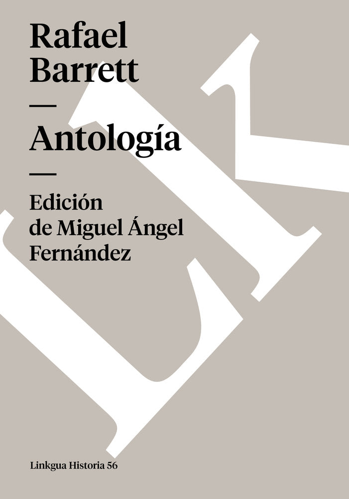 ANTOLOGIA, de Barrett, Rafael | portada del libro