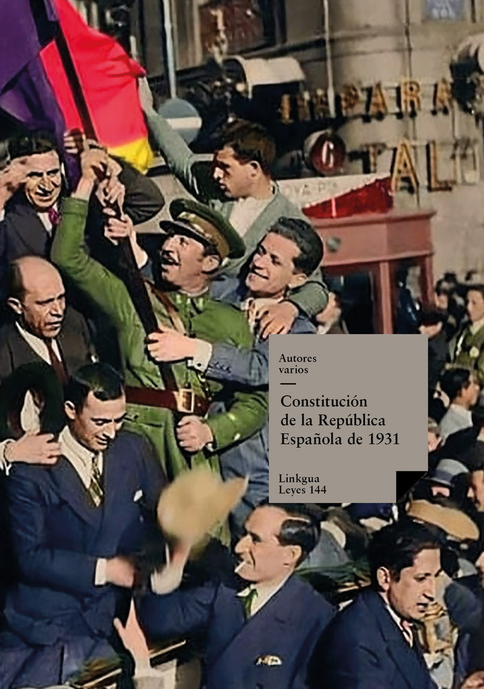 Constitución de la República Española de 1931, de Varios, Autores | portada del libro