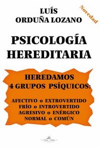 Psicolog¡a hereditaria, de ORDUñA LOZANO, LUIS | portada del libro