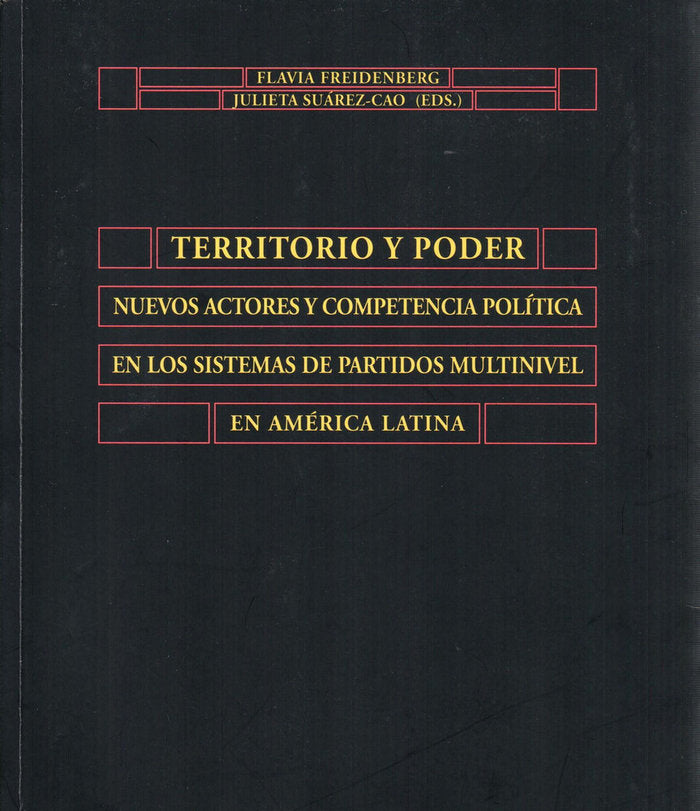 Territorio y poder, de FREIDENBERG | portada del libro