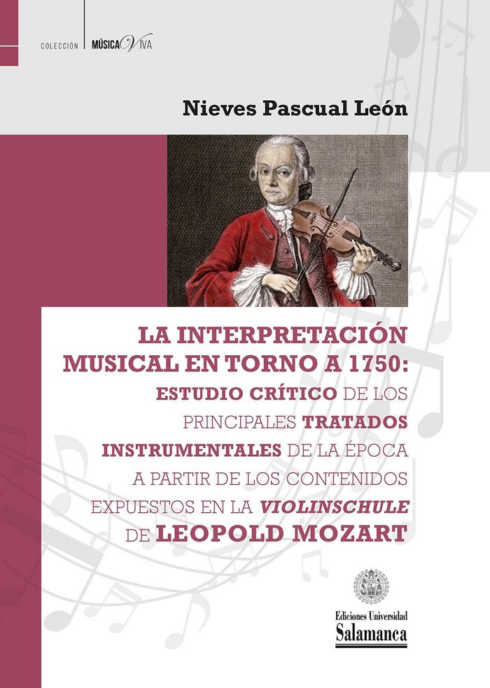 LA INTERPRETACION MUSICAL EN TORNO A 1750: ESTUDIO CRITICO DE LOS, de NIEVES PASCUAL LEON | portada del libro