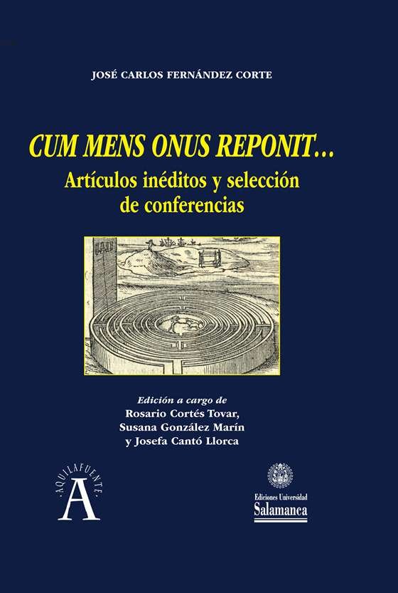 CUM MENS ONUS REPONIT..., de Fernández Corte, José Carlos | portada del libro