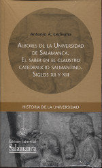 ALBORES DE LA UNIVERSIDAD DE SALAMANCA, de LEDESMA, ANTONIO A. | portada del libro