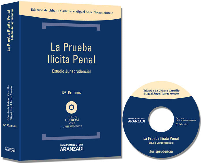 La prueba ilícita penal, de de Urbano Castrillo, Eduardo | portada del libro