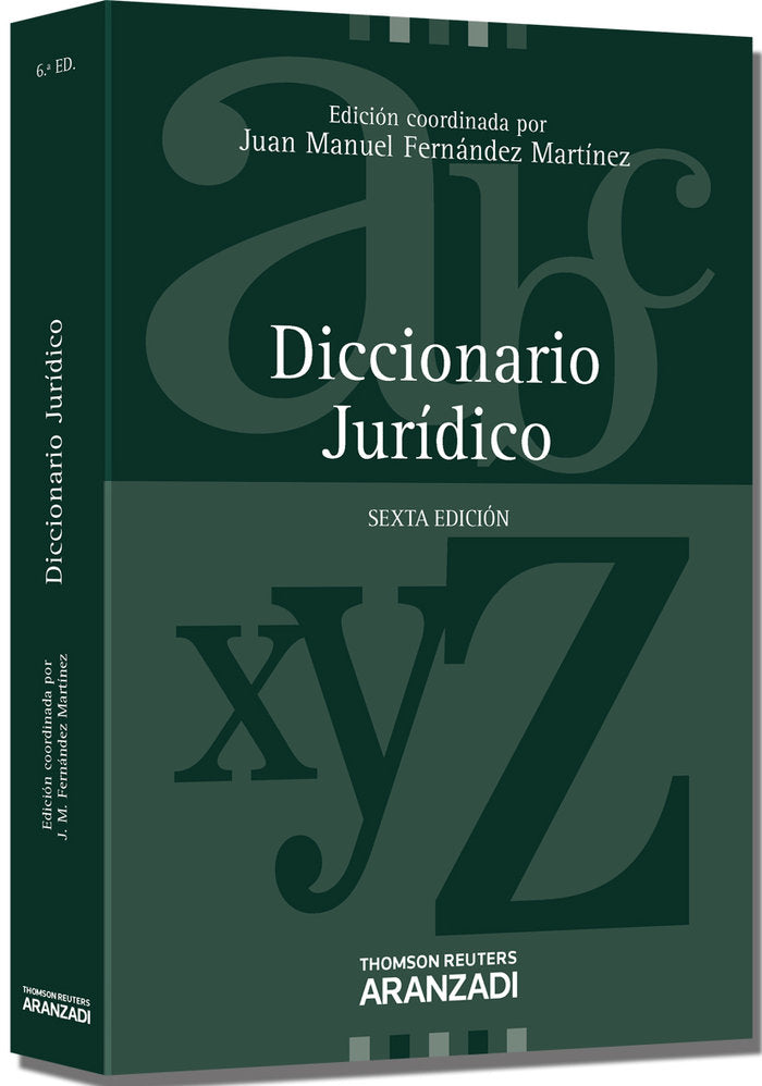 Diccionario jurídico, de Fernández Martínez, Juan Manuel | portada del libro