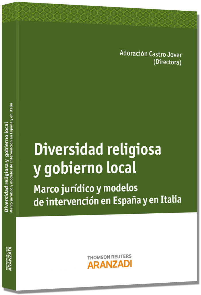 Diversidad Religiosa y Gobierno Local, de Castro Jover | portada del libro