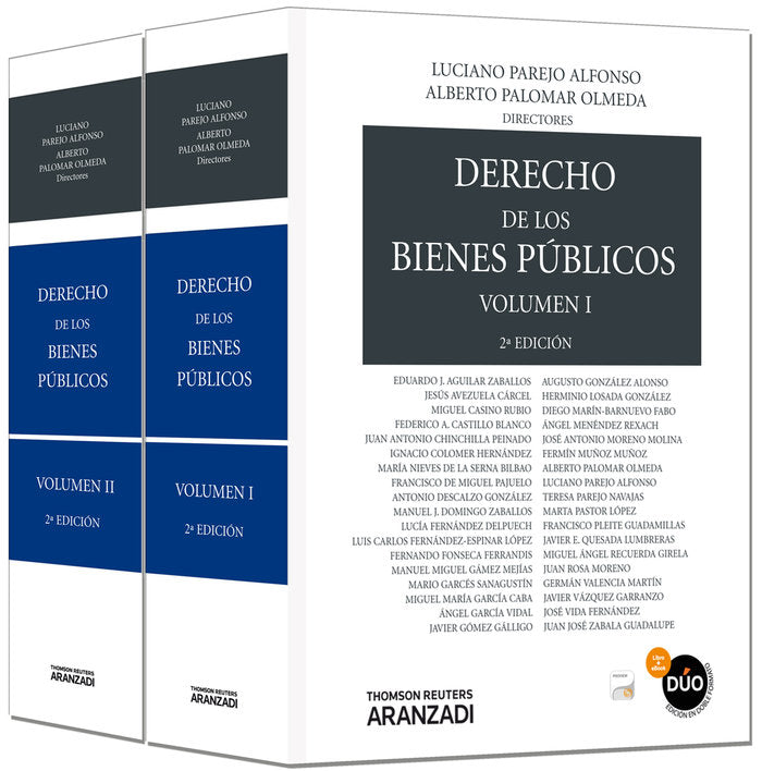 Derecho de los bienes públicos (2 Tomos) (Papel + e-book), de Palomar Olmeda, Alberto | portada del libro