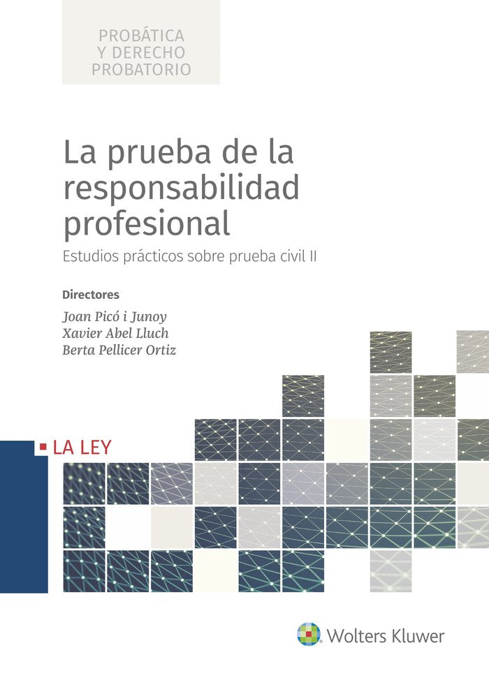 La prueba de la responsabilidad profesional, de Picó i Junoy, Joan | portada del libro