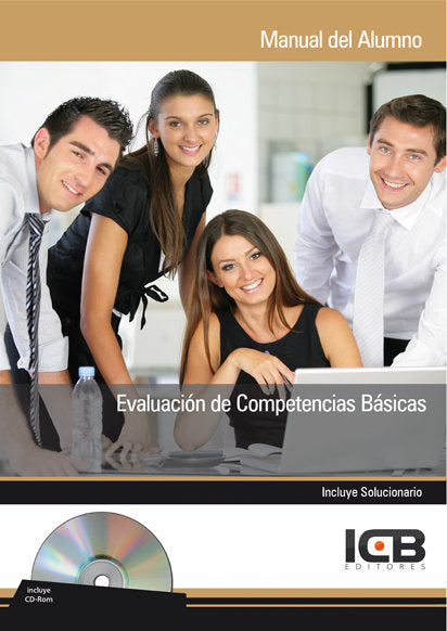MANUAL CON CD EVALUACIóN DE COMPETENCIAS BáSICAS, de VARIOS AUTORES | portada del libro