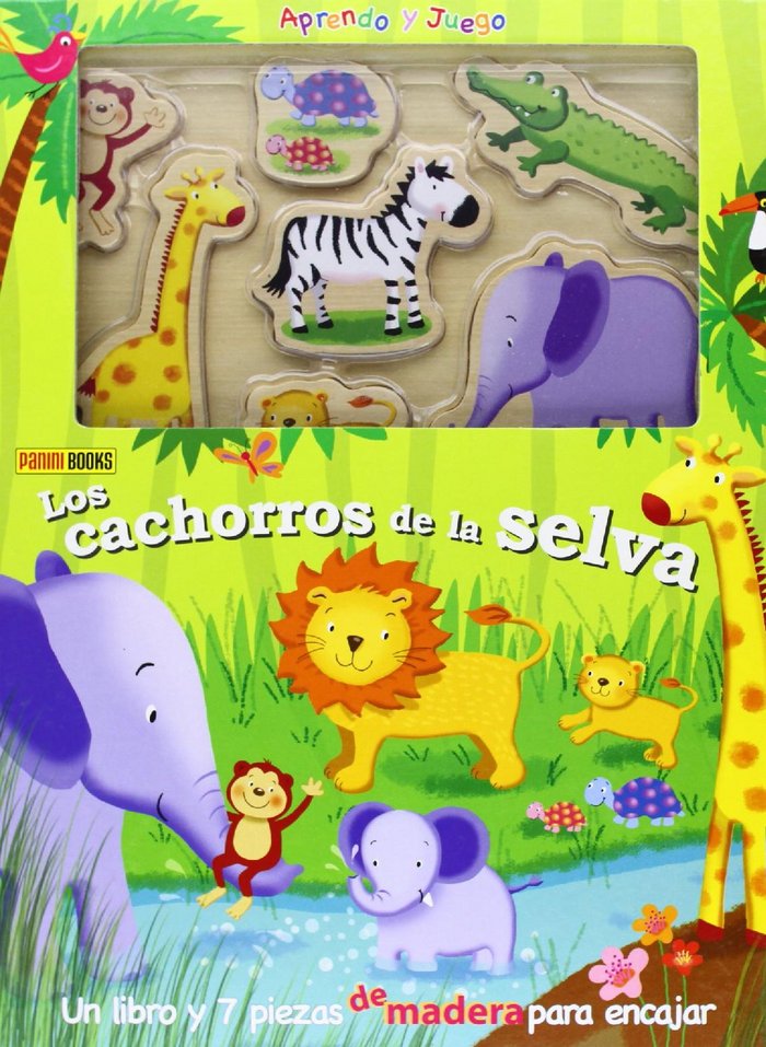 APRENDO Y JUEGO LOS CACHORROS DE LA SELV, de VV.AA. | portada del libro