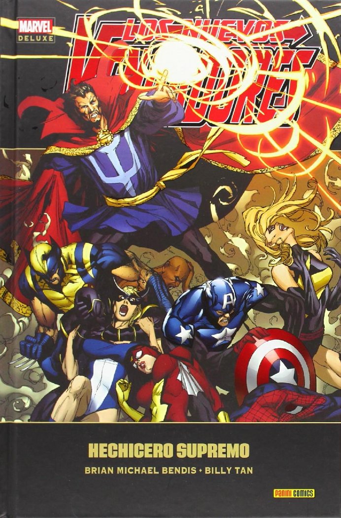 LOS NUEVOS VENGADORES 11: HECHICERO SUPREMO, de BENDIS | portada del libro