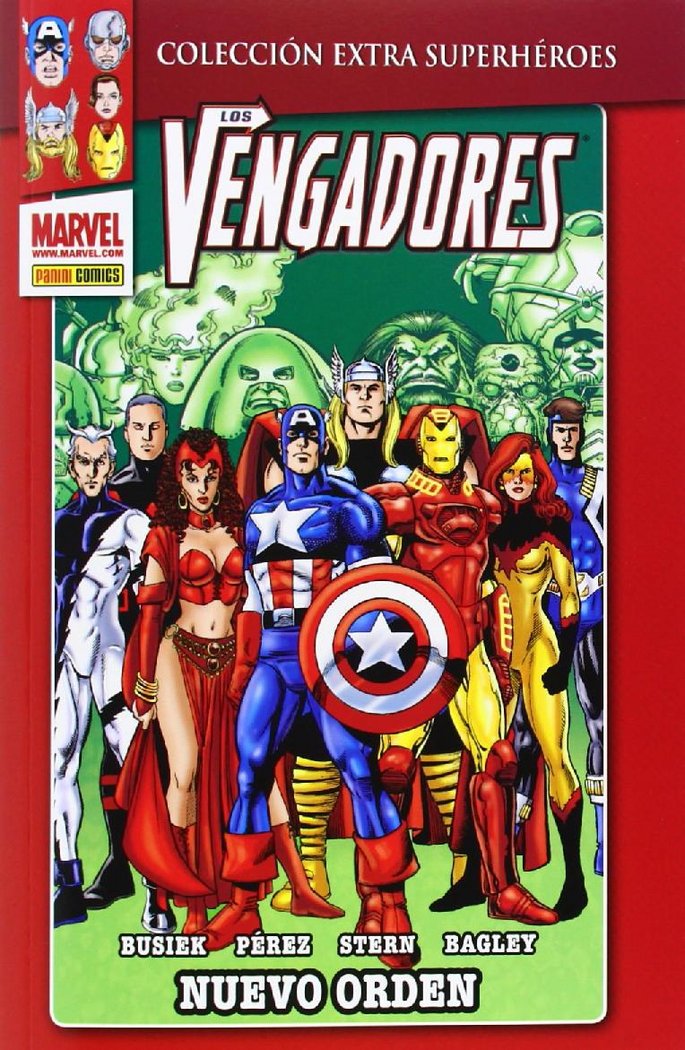 LOS VENGADORES 03: NUEVO ORDEN, de BUSIEK | portada del libro
