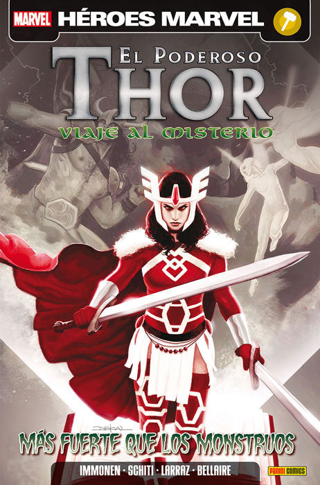 EL PODEROSO THOR: VIAJE AL MISTERIO 04 MAS FUERTE QUE LOS MONSTRUOS, de IMMONEN | portada del libro