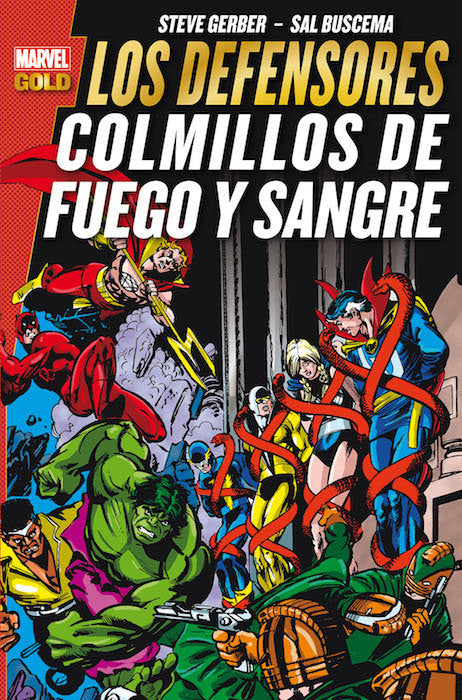 LOS DEFENSORES: COLMILLOS DE FUEGO Y SANGRE, de GERBER | portada del libro