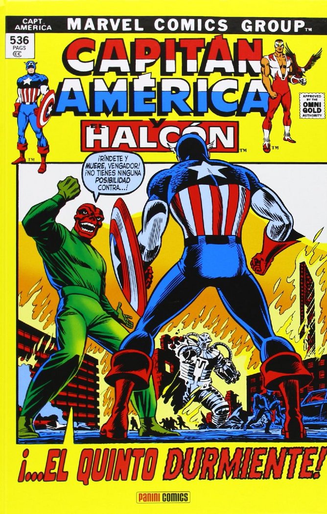 CAPITAN AMERICA Y EL HALCON 03 ¡EL QUINTO DURMIENTE!, de LEE | portada del libro