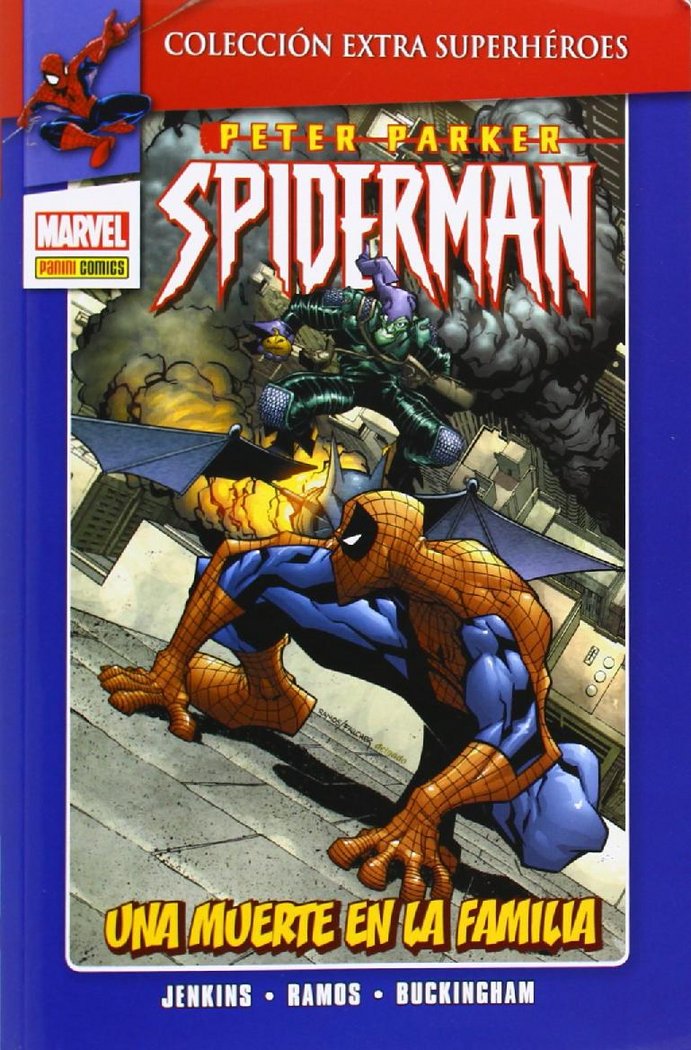 PETER PARKER: SPIDERMAN 3: UNA MUERTE EN LA FAMILIA, de JENKINS | portada del libro