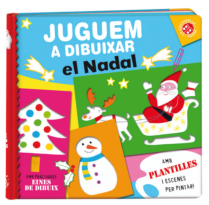 JUGUEM A DIBUIXAR, EL NADAL, de Mantegazza | portada del libro