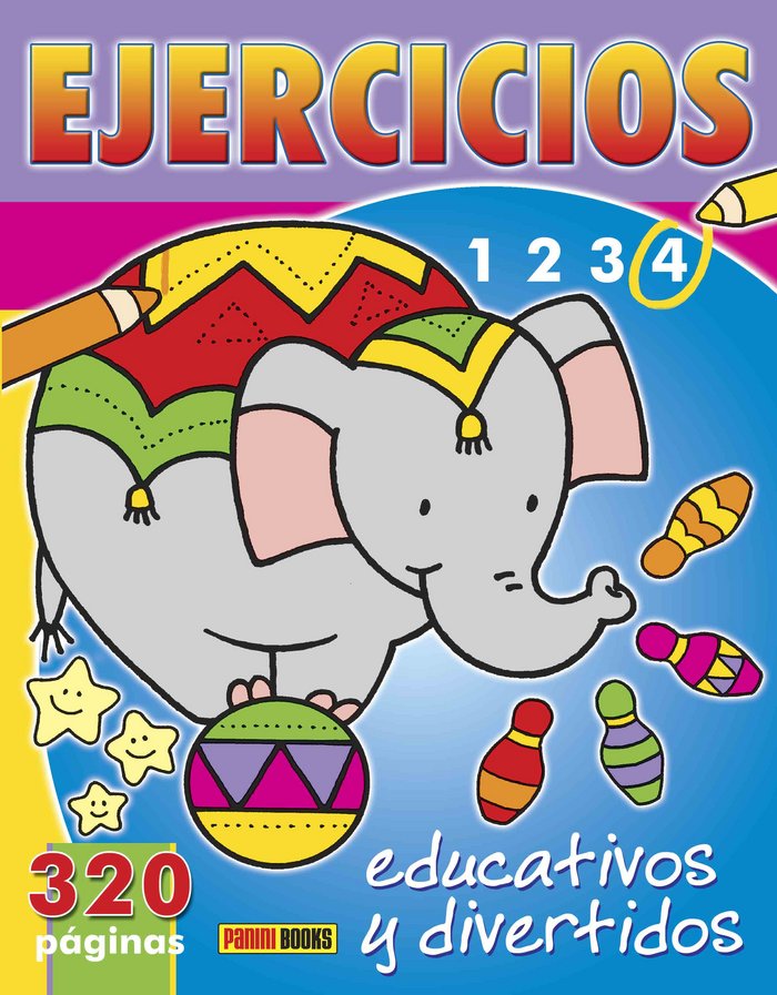 EJERCICIOS EDUCATIVOS Y DIVERTIDOS | portada del libro